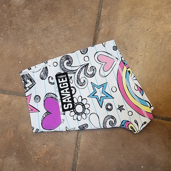 SAVAGE Love Notes shorts xs - Picture 2 of 7